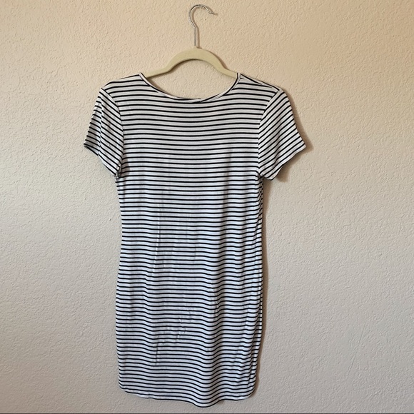 Striped T-Shirt Dress - Picture 3 of 4